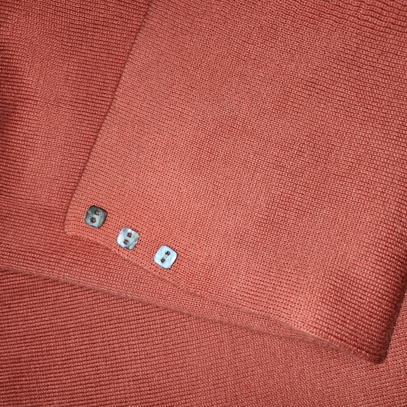 Nomadic Traders Women's Cardigan Button-Up Sweater Burnt Orange Size Large - Picture 5 of 8